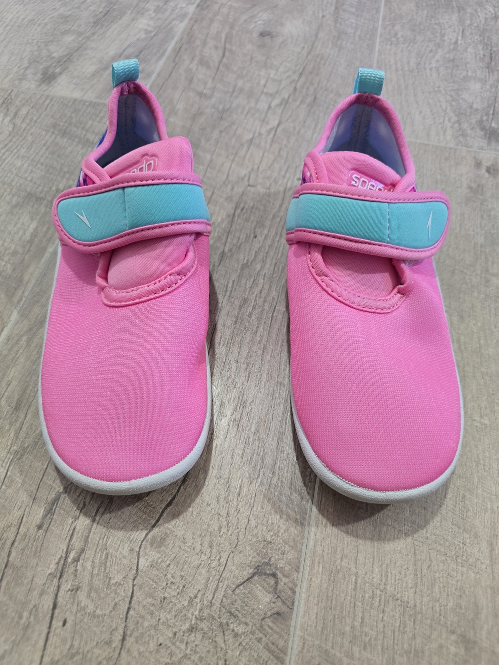Speedo Pink Water Shoes with Teal Strap